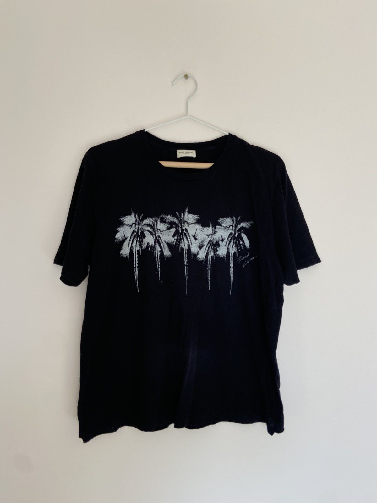 Saint Laurent Paris Saint Laurent Palm Tree T-shirt Size US M / EU 48-50 / 2 - 1 Thumbnail