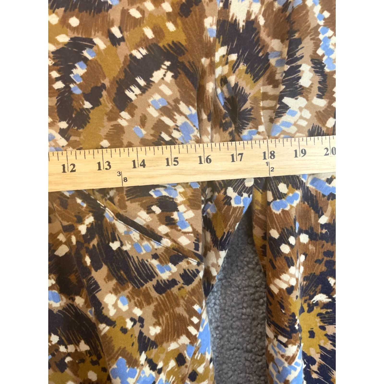 Vintage VINTAGE Ruby Rd. Blouse 3/4 Sleeve Pullover XL Brown Print Pattern Womens Size XL / US 12-14 / IT 48-50 - 5 Thumbnail