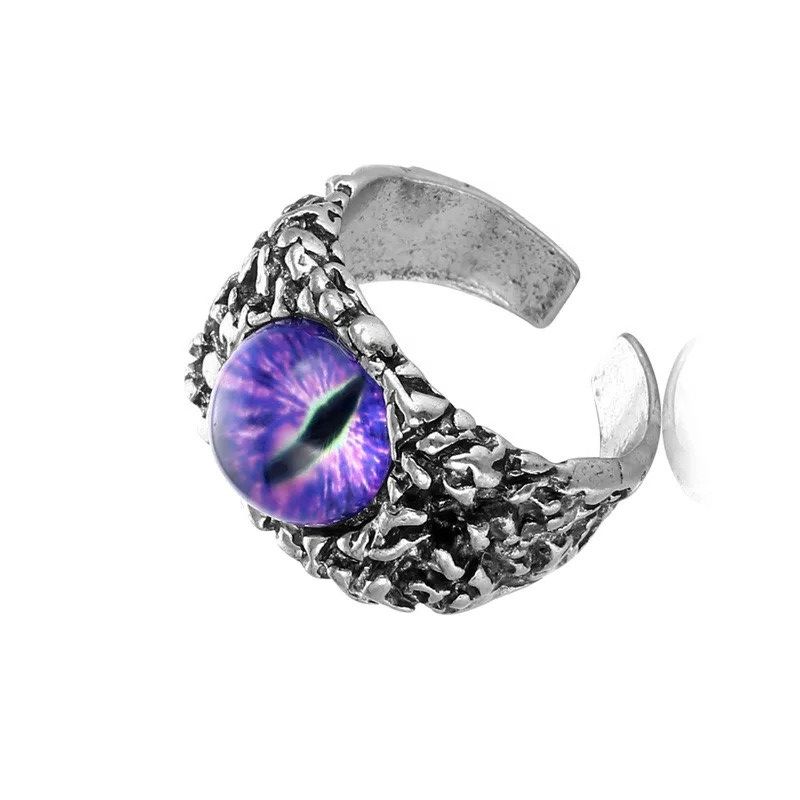 Jewelry Hip-hop Eye Dragon Ring Size ONE SIZE - 2 Thumbnail
