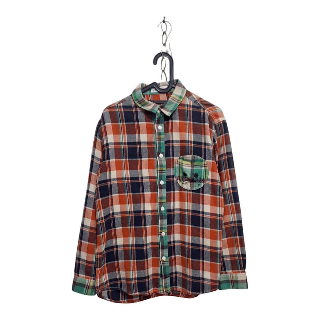 Ne-Net Ne-net issey miyake plaid flannel shirt fade grunge style Size US L / EU 52-54 / 3 - 1 Thumbnail