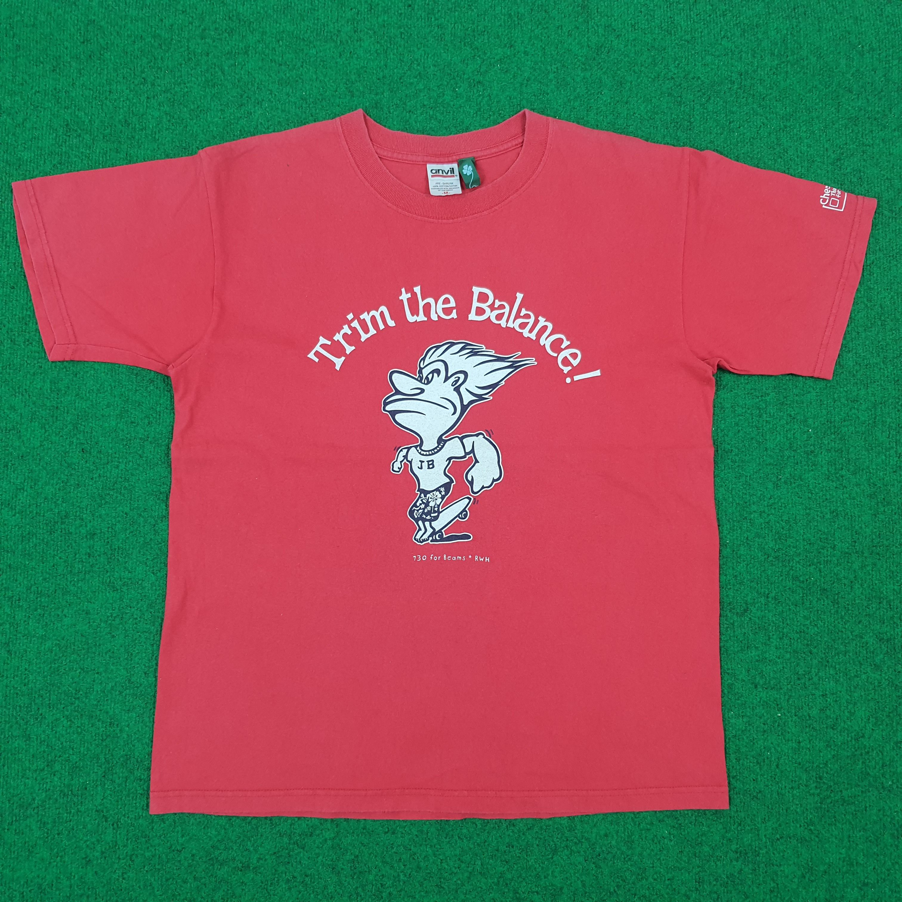Vintage Vintage Trim the Balance Skateboard Tshirt Size US L / EU 52-54 / 3 - 1 Thumbnail