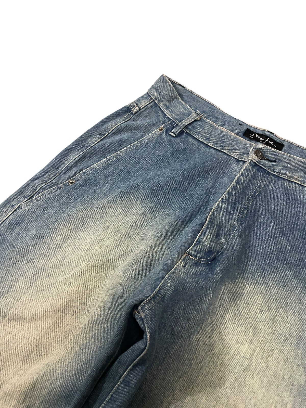 Sean John Vintage Y2K Sean John Distressed Mud Wash Baggy Barrel Jeans Size US 34 / EU 50 - 11 Thumbnail