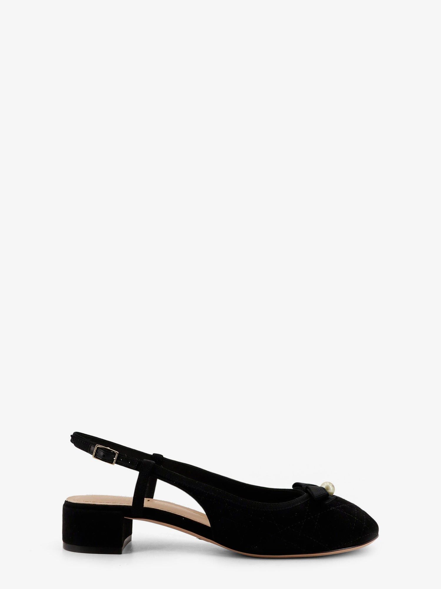Dior Ballet Cannage Quilted Slingback Pumps