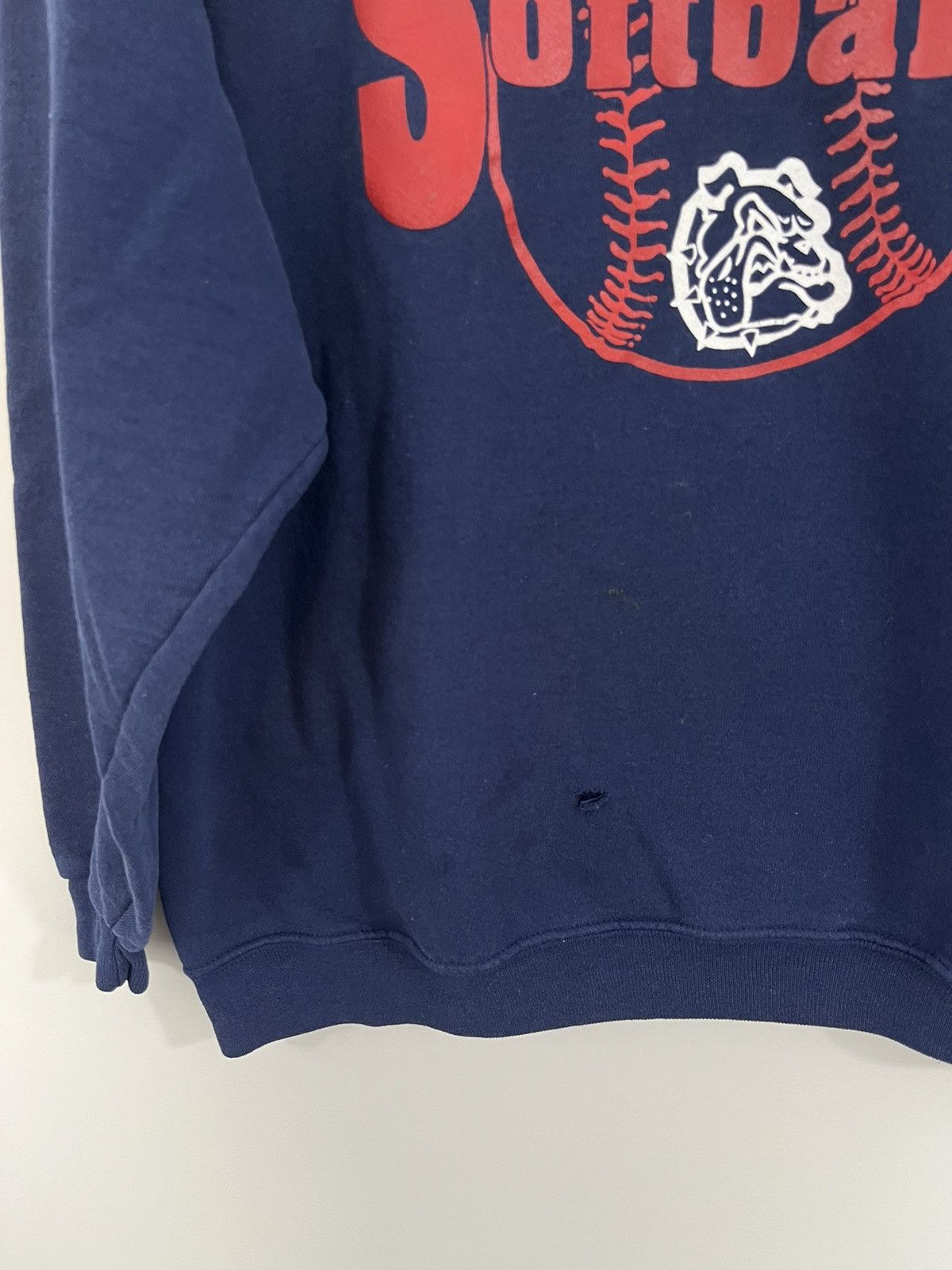 Vintage ROMEO Faded Navy Crewneck Sports Sweatshirt Size US L / EU 52-54 / 3 - 6 Thumbnail