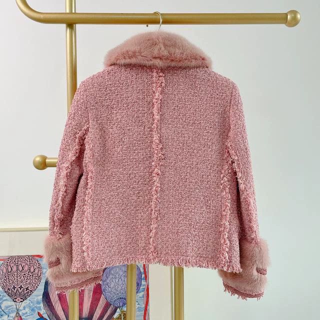 Gucci Gucci Pink tweed coat Size XS / US 0-2 / IT 36-38 - 2 Thumbnail