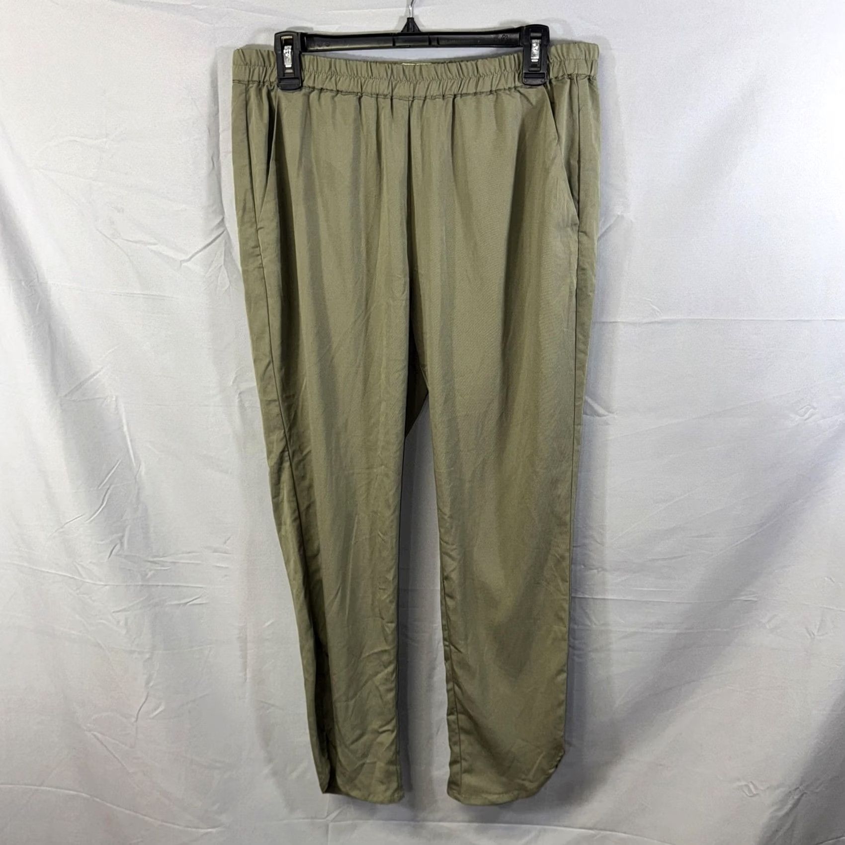 Marine Layer MARINE LAYER Pants Men’s Large Olive Green Elastic Waist Chino Tapered Casual Shirt? Size 36" / US 14 / IT 50 - 2 Thumbnail
