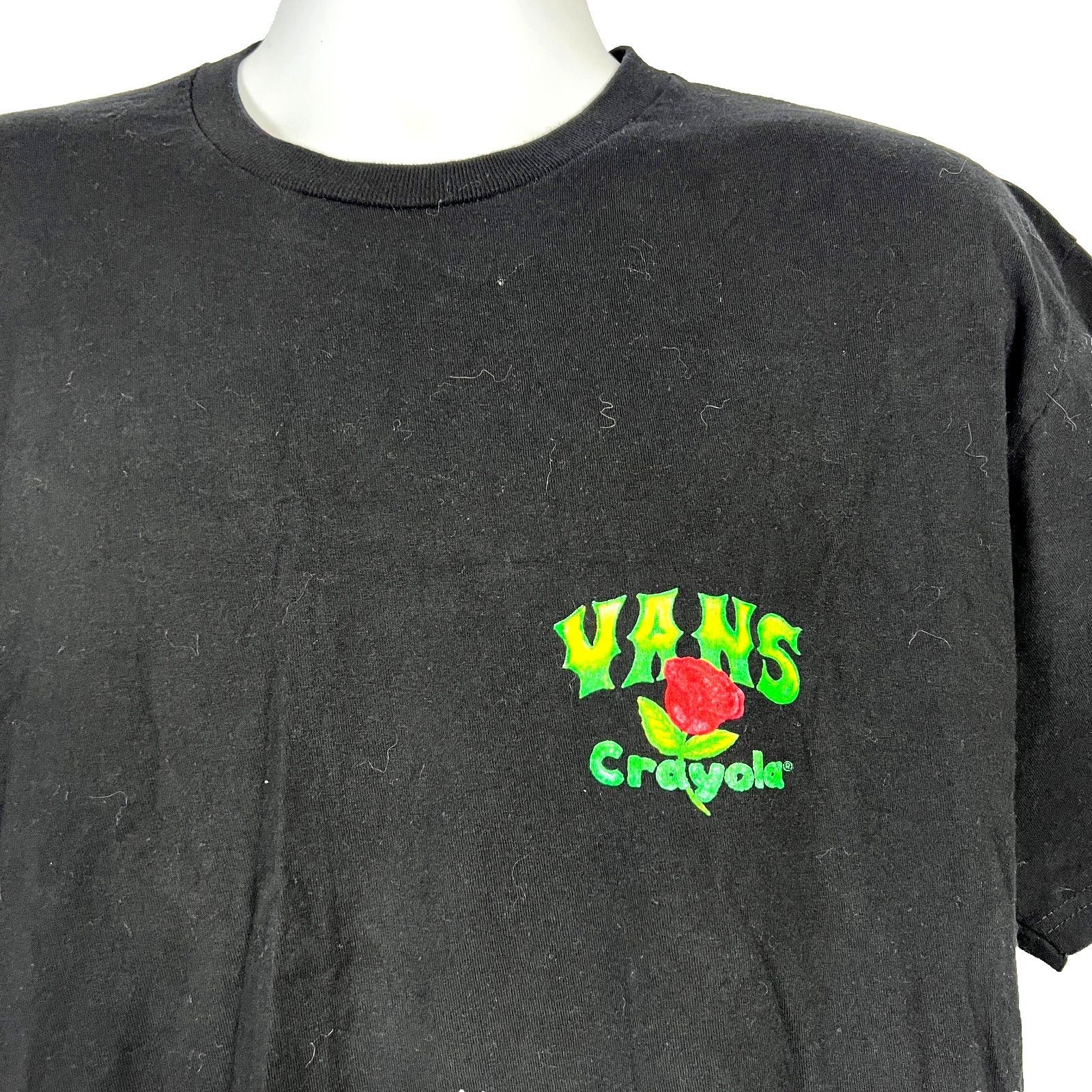 Vans VANS x Crayola Mens T-Shirt size Large Crayons Rainbow Rose Size US L / EU 52-54 / 3 - 5 Thumbnail