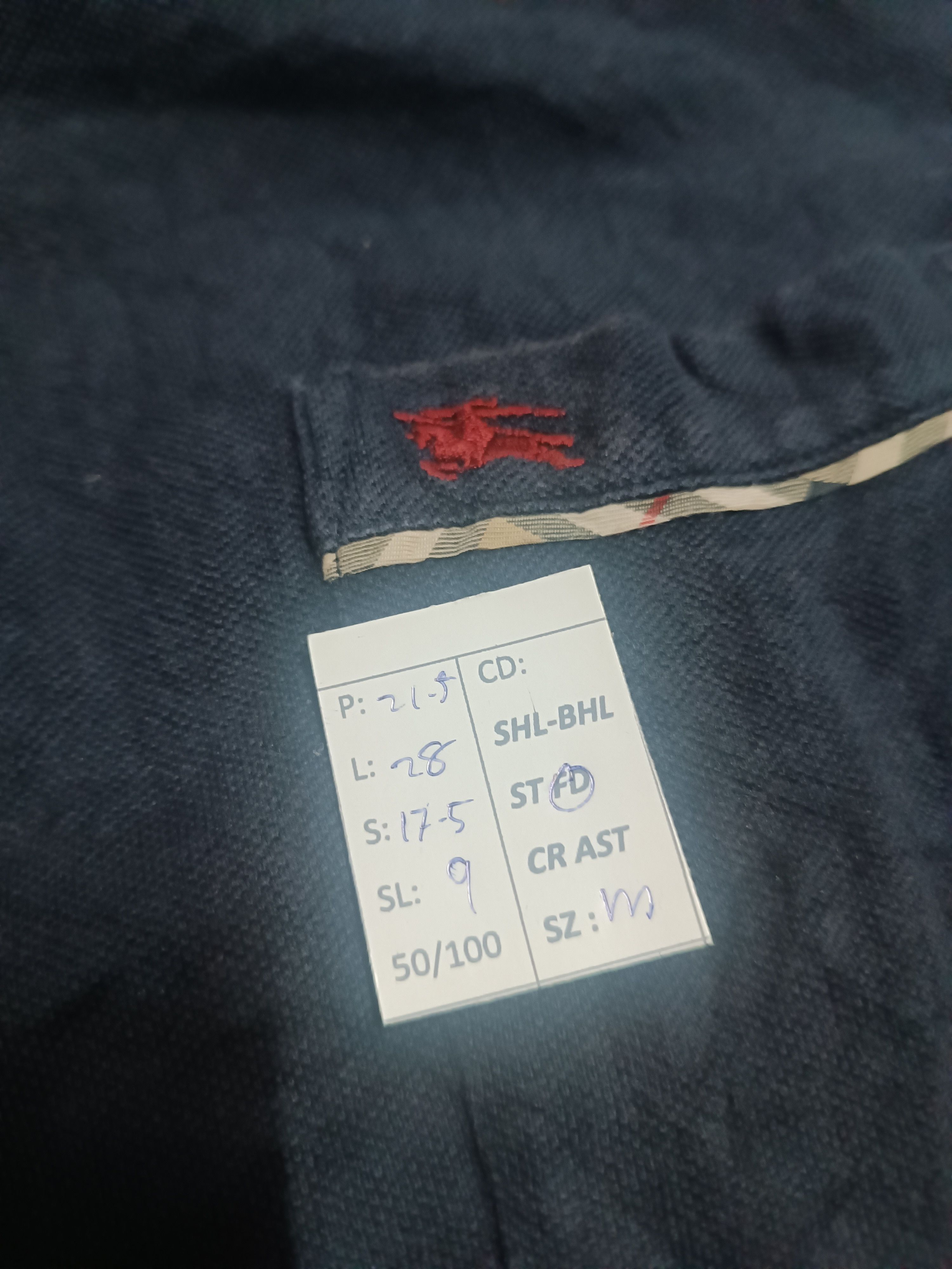 Burberry VINTAGE FADED BURBERRY POLOS VERY RARE Size US M / EU 48-50 / 2 - 18 Thumbnail