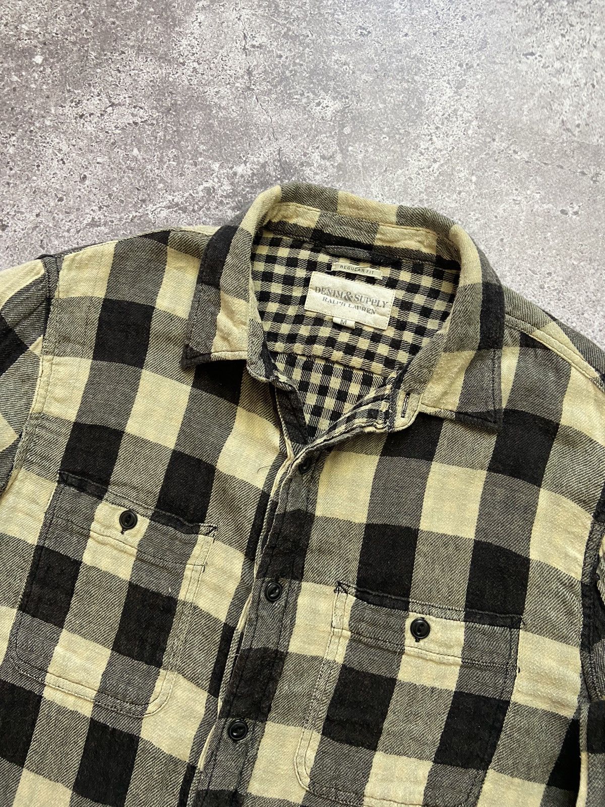 Denim & Supply Ralph Lauren × Polo Ralph Lauren × Vintage Denim And Supply Ralph Lauren Flannel Shirt Size US M / EU 48-50 / 2 - 2 Thumbnail