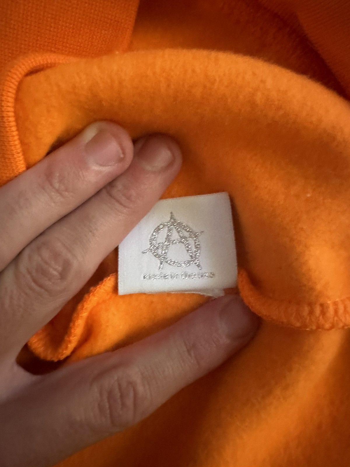 Revenge Revenge Orange Basic Hoodie Size US M / EU 48-50 / 2 - 5 Thumbnail