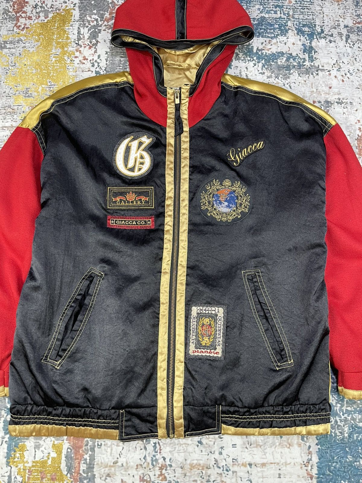 Vintage Vtg Gallery Sports GRACCA Back Big Map Graphics Size US S / EU 44-46 / 1 - 3 Thumbnail