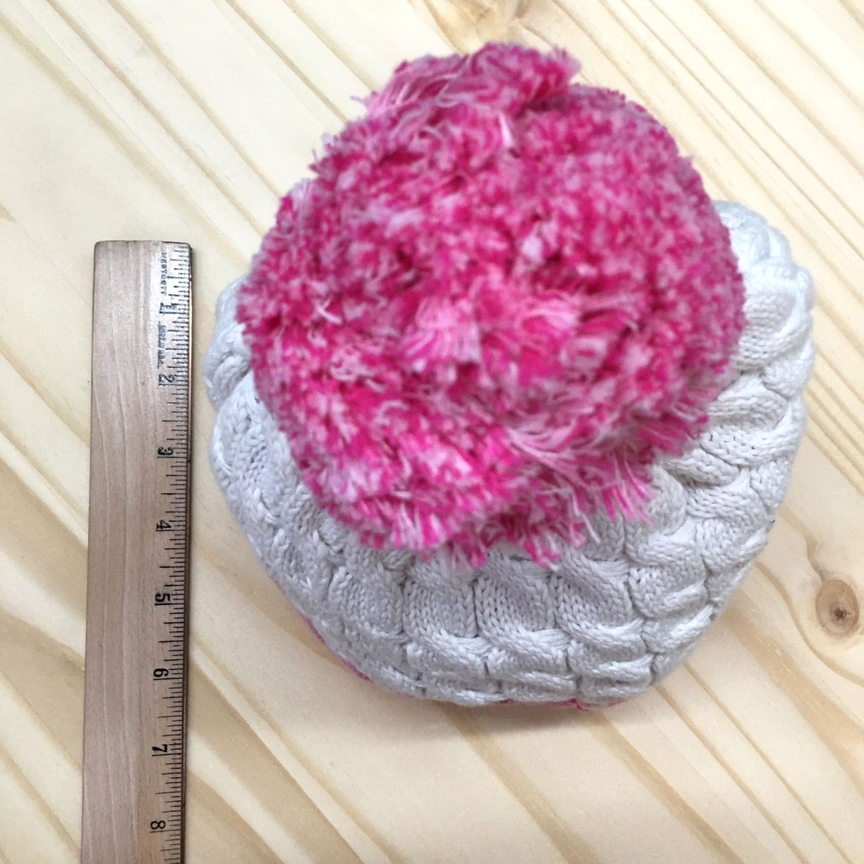 New Era New Era Minnesota Vikings Pompom Beanie Hat Womens White Pink OS Knitted Size ONE SIZE - 3 Thumbnail