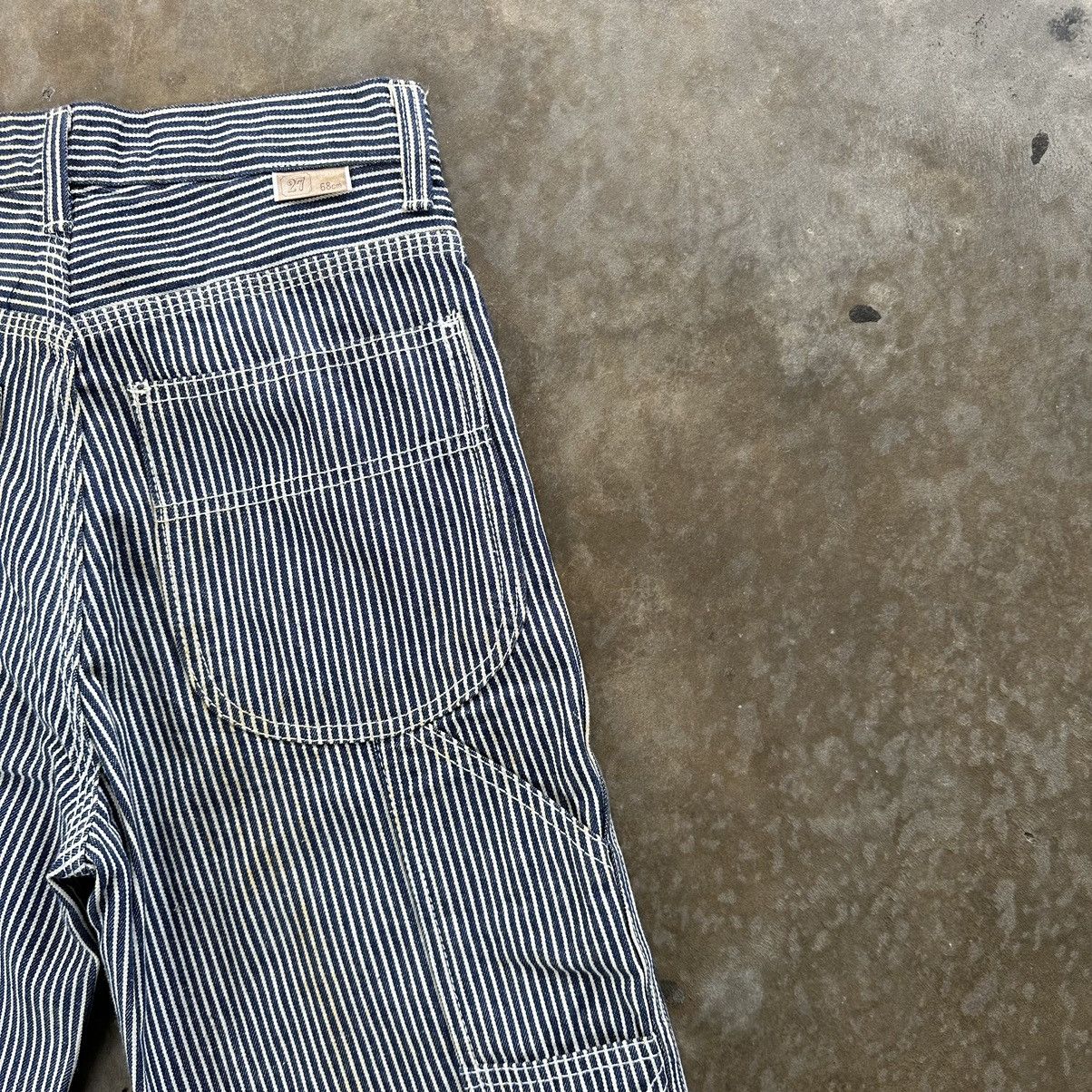 Japanese Brand Vintage Japanese Rusty Japan Stripe Trouser Flare Pant Size 25" / US 0 / IT 36 - 13 Thumbnail