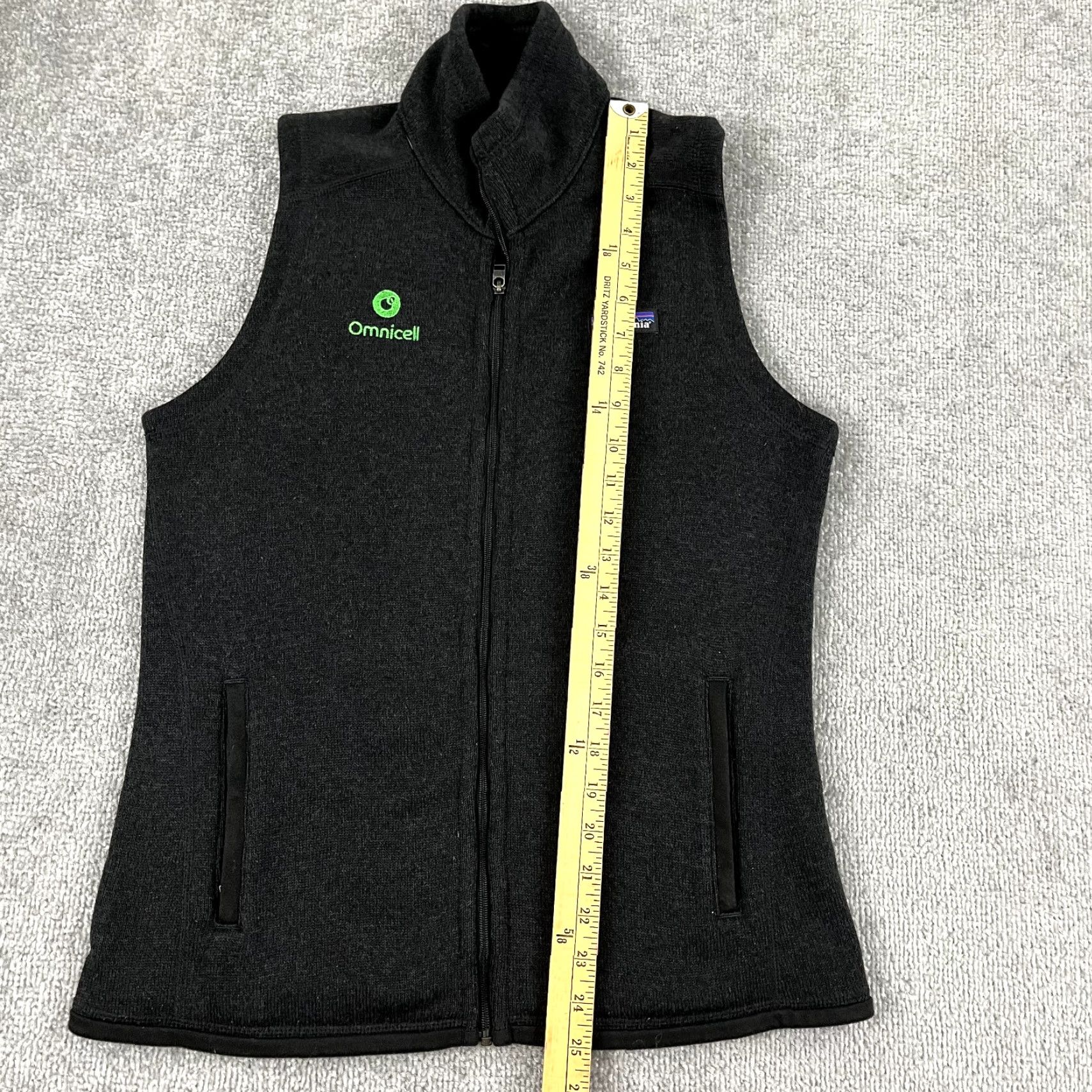 Patagonia PATAGONIA Vest Womens Medium Black Better Sweater Full Zip Hiking Logo Vest Size M / US 6-8 / IT 42-44 - 5 Thumbnail