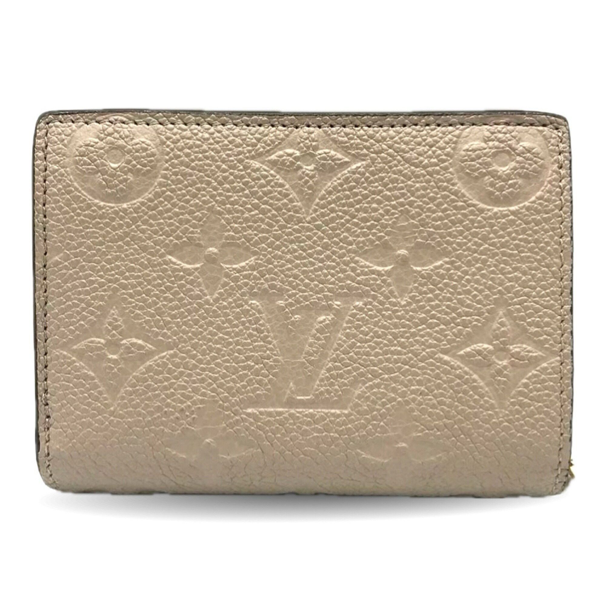 Louis Vuitton Louis Vuitton Portefeuillek Monogram Empreinte Leather Greige Bi-fold Wallet M80152 LOUIS VUITTON Size ONE SIZE - 1 Thumbnail