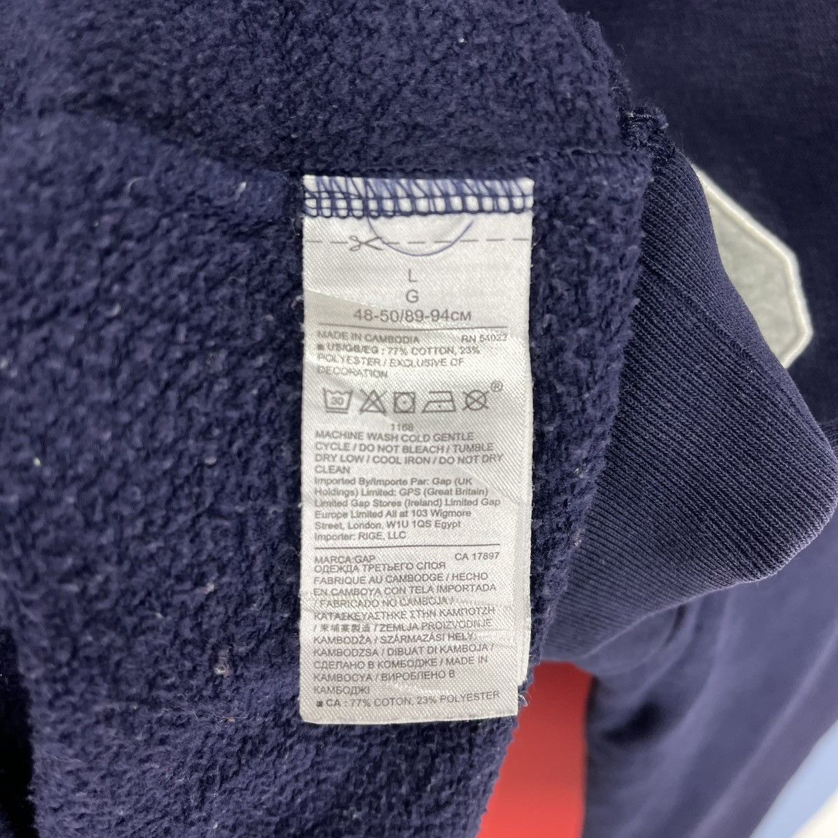 Gap GAP Hoodie Pullover #2008/13 Size US L / EU 52-54 / 3 - 6 Thumbnail