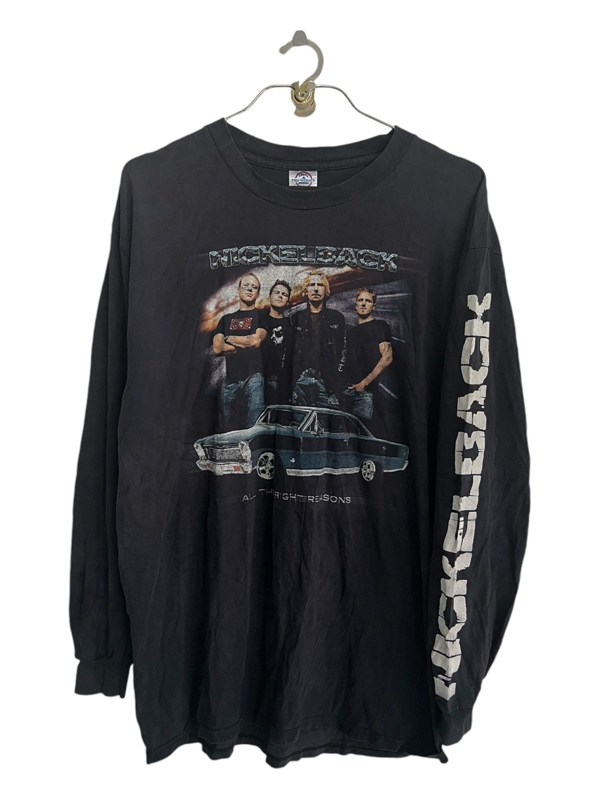 Band Tees × Vintage Vintage 2005 NickelBack All The Right Reasons Tour LS Shirt Size US L / EU 52-54 / 3 - 2 Thumbnail