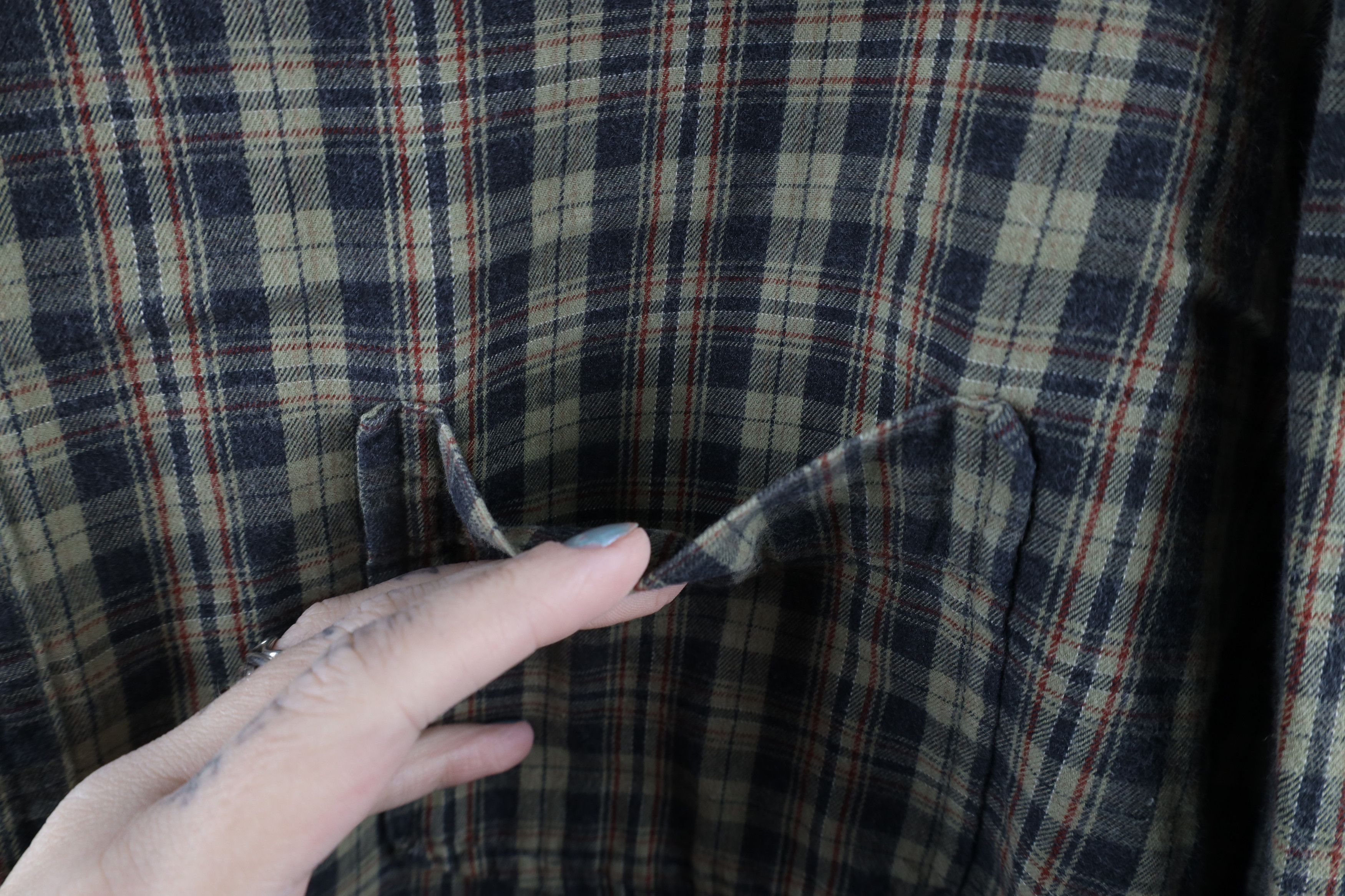 J.Crew × Vintage Vintage 90s J Crew Collared Button Shirt Plaid Cotton Size US L / EU 52-54 / 3 - 4 Thumbnail