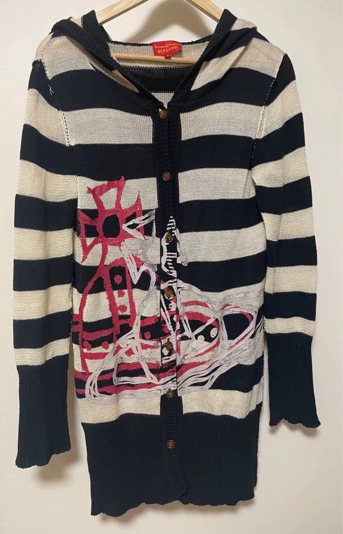 Vivienne Westwood Vivienne Westwood Striped cardigan sweater Size M / US 6-8 / IT 42-44 - 1 Thumbnail