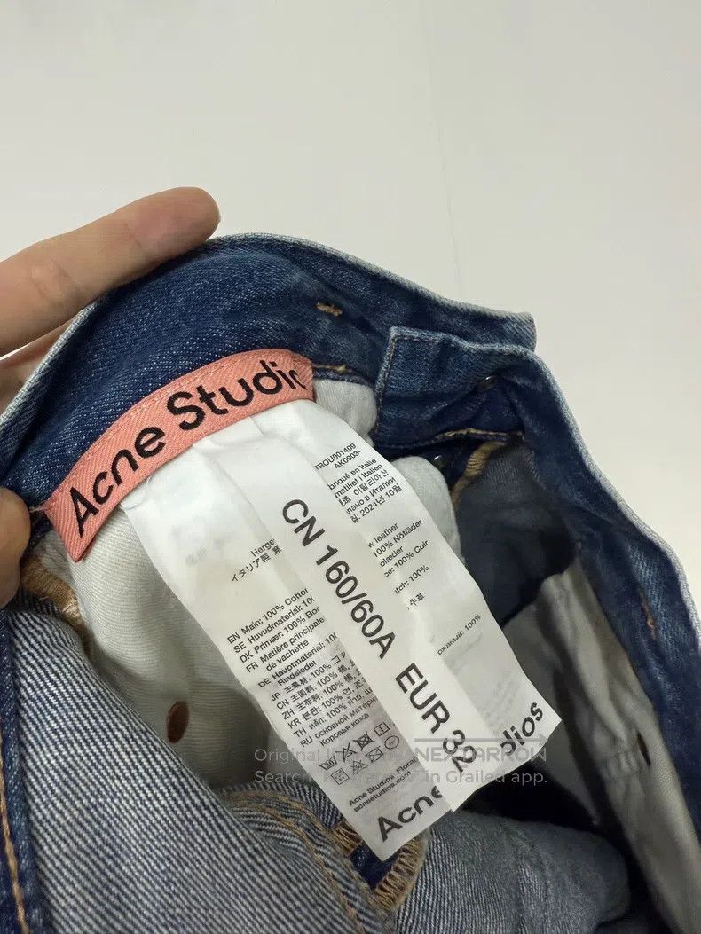 Acne Studios Acne Studios 25SS Spring/Summer Mid-Rise Work Denim Pants Size 42" / US 20 - 5 Thumbnail