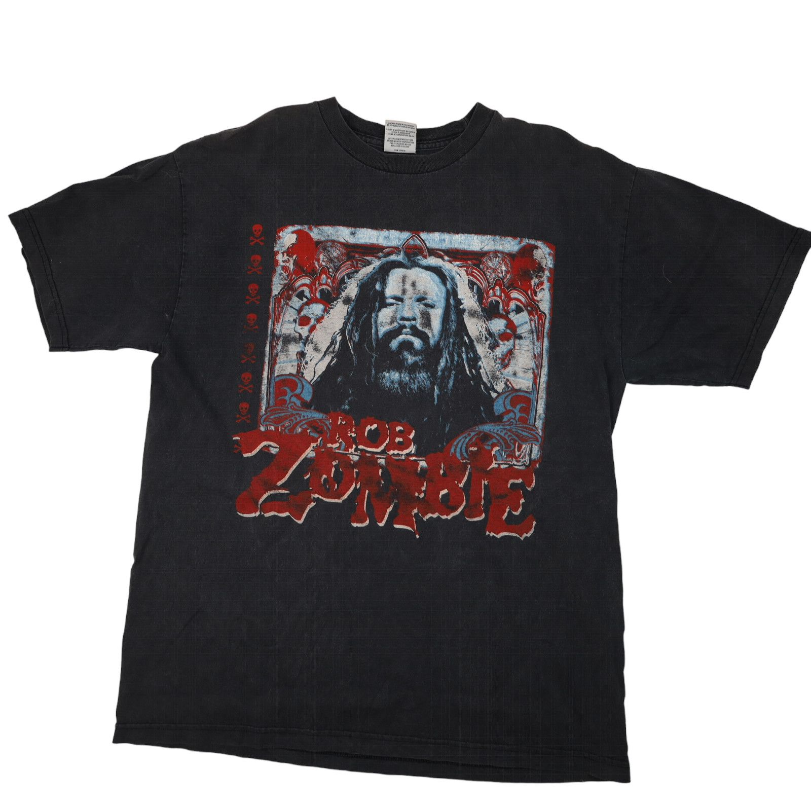 Image of Band Tees x Vintage 2002 Rob Zombie Graphic Tour Shirt in Black, Men's (Size XL)