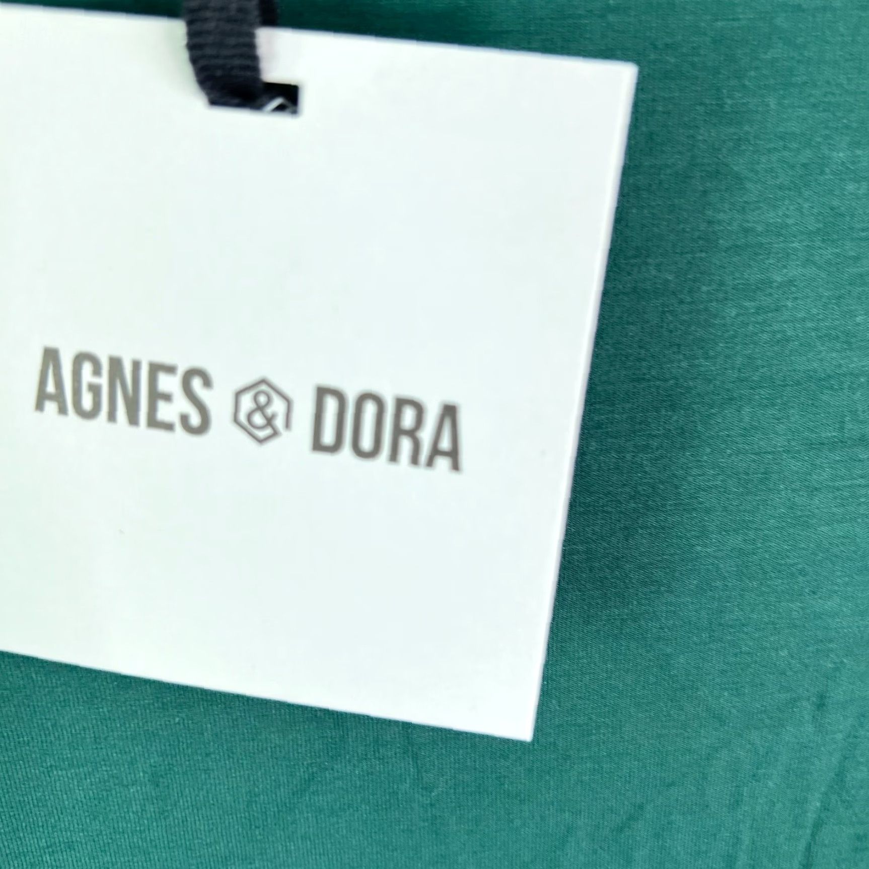 Vintage Agnes & Dora Walker Dress Green Shift M Knee Length Long Sleeve Bohemian Womens Size M / US 6-8 / IT 42-44 - 4 Thumbnail