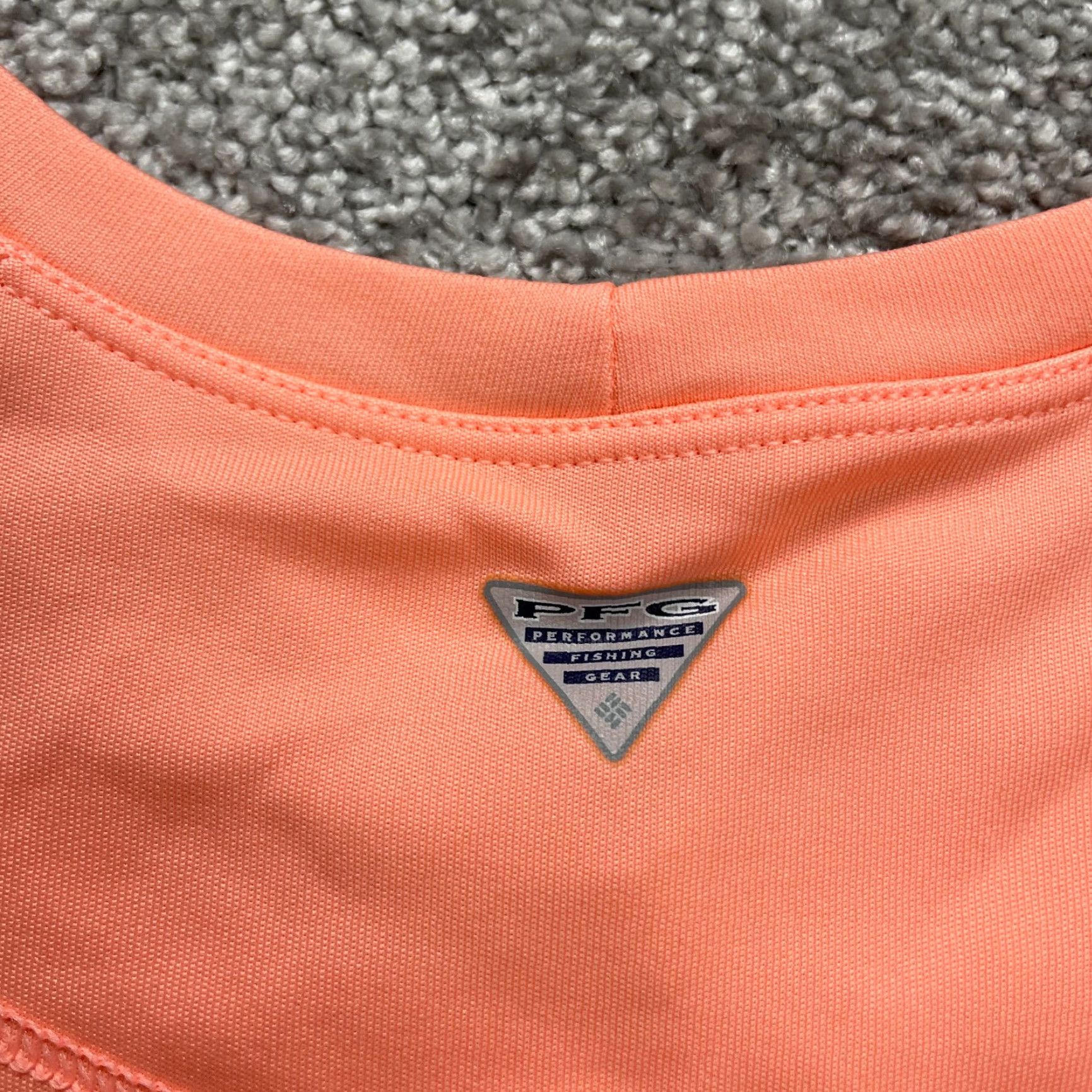 Vintage Columbia PFG Omni Shade Active Shirt Mens Small Orange Crew Neck Long Sleeve Top Size US S / EU 44-46 / 1 - 4 Thumbnail
