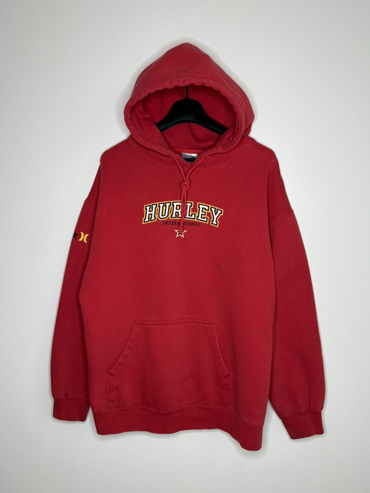 Hurley Vintage 00s Hurley International Hoodie Logo Star Size XL Size US XL / EU 56 / 4 - 1 Thumbnail