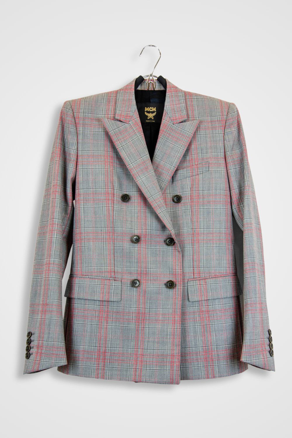 MCM MCM Check Double Breasted Blazer – Size 38 Size XS / US 0-2 / IT 36-38 - 1 Thumbnail