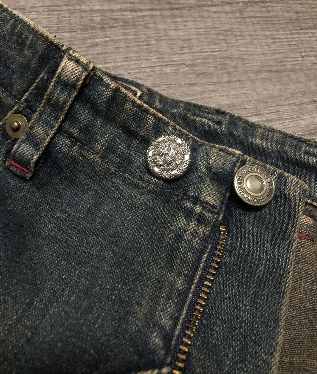 If Six Was Nine × Japanese Brand × Le Grande Bleu (L.G.B.) VINTAGE VIVA PRESTO HAGI FLARED DESIGN HYSTERIC GLAMOUR Size 30" / US 8 / IT 44 - 19 Thumbnail