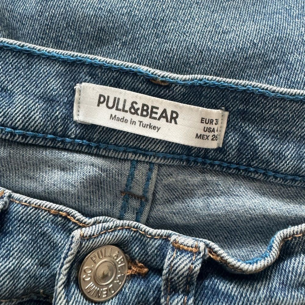 Pull & Bear Pull & Bear SZ 4 super high waisted jeans Size 27" / US 4 / IT 40 - 3 Thumbnail
