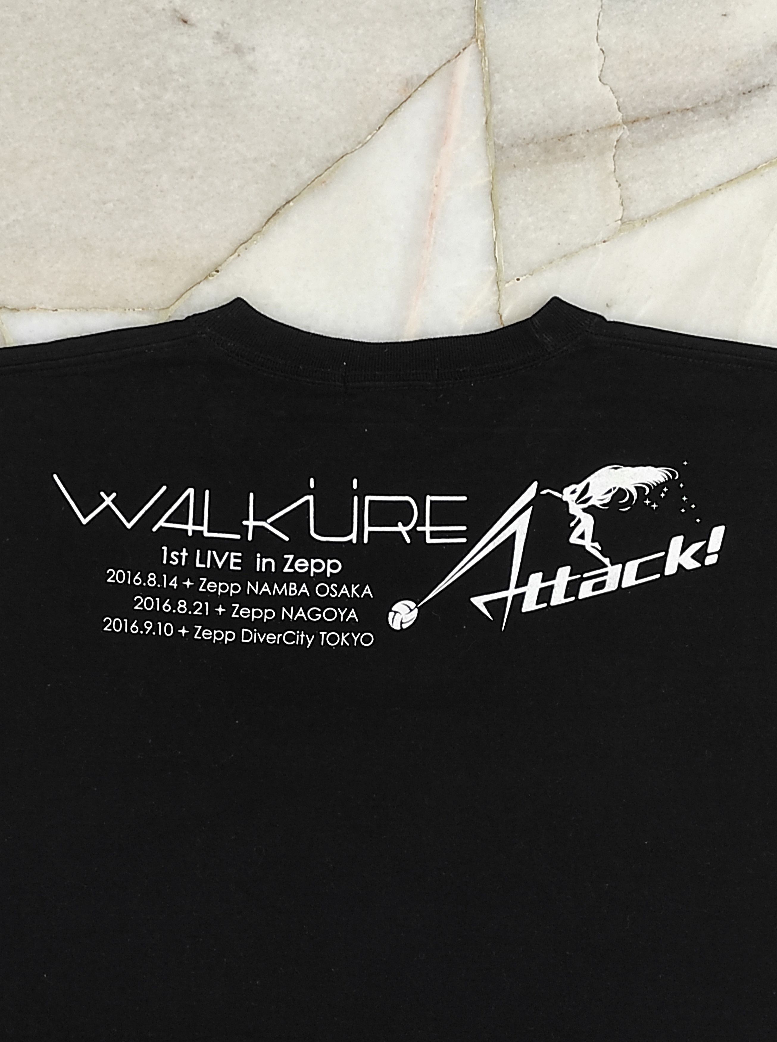 Anime 2016 WALKURE ATTACK 1st Live in Zepp BANDAI ANIME MERCH TEE Size US M / EU 48-50 / 2 - 7 Thumbnail