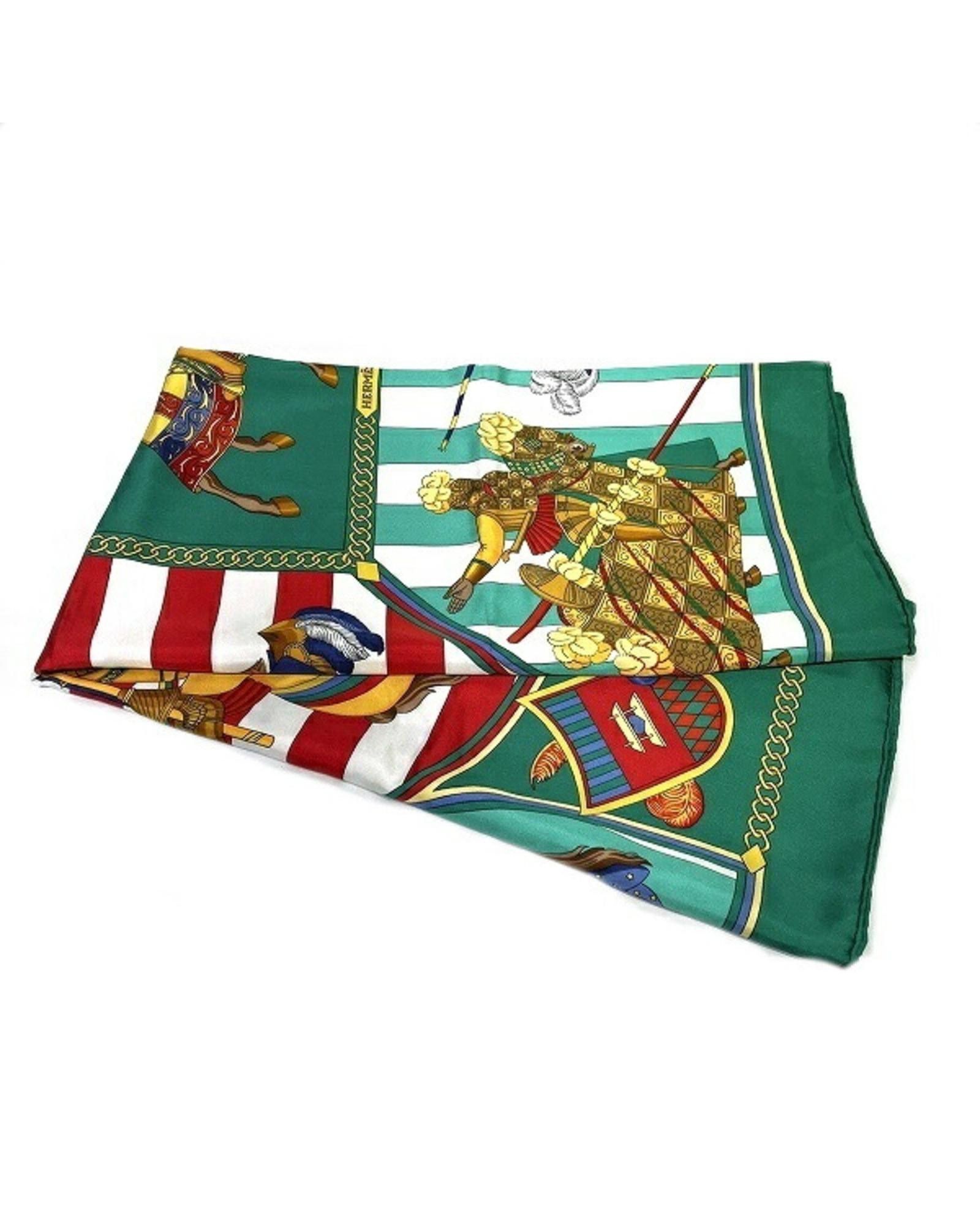 image of Hermes Silk Iconic Multicolour Scarf, Women's