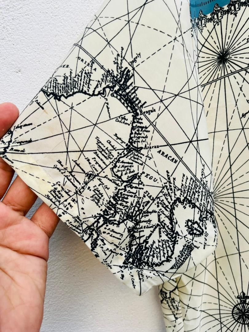 Japanese Brand Vintage Lautreamont Map Italian Designer Fashion Style Size US M / EU 48-50 / 2 - 6 Thumbnail