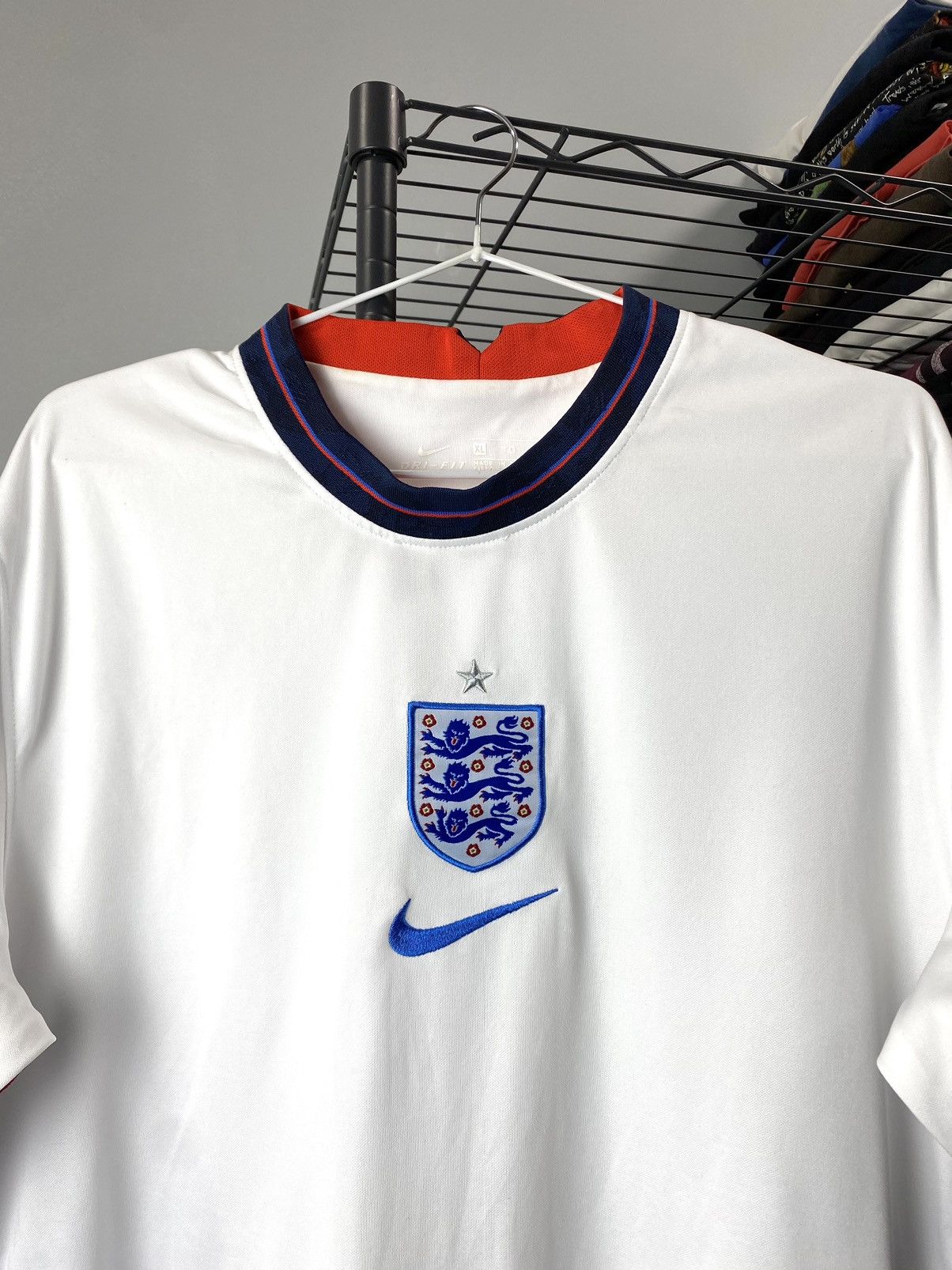 Nike England Nike Soccer Jersey T Shirt Hype Y2K Size US XL / EU 56 / 4 - 2 Thumbnail