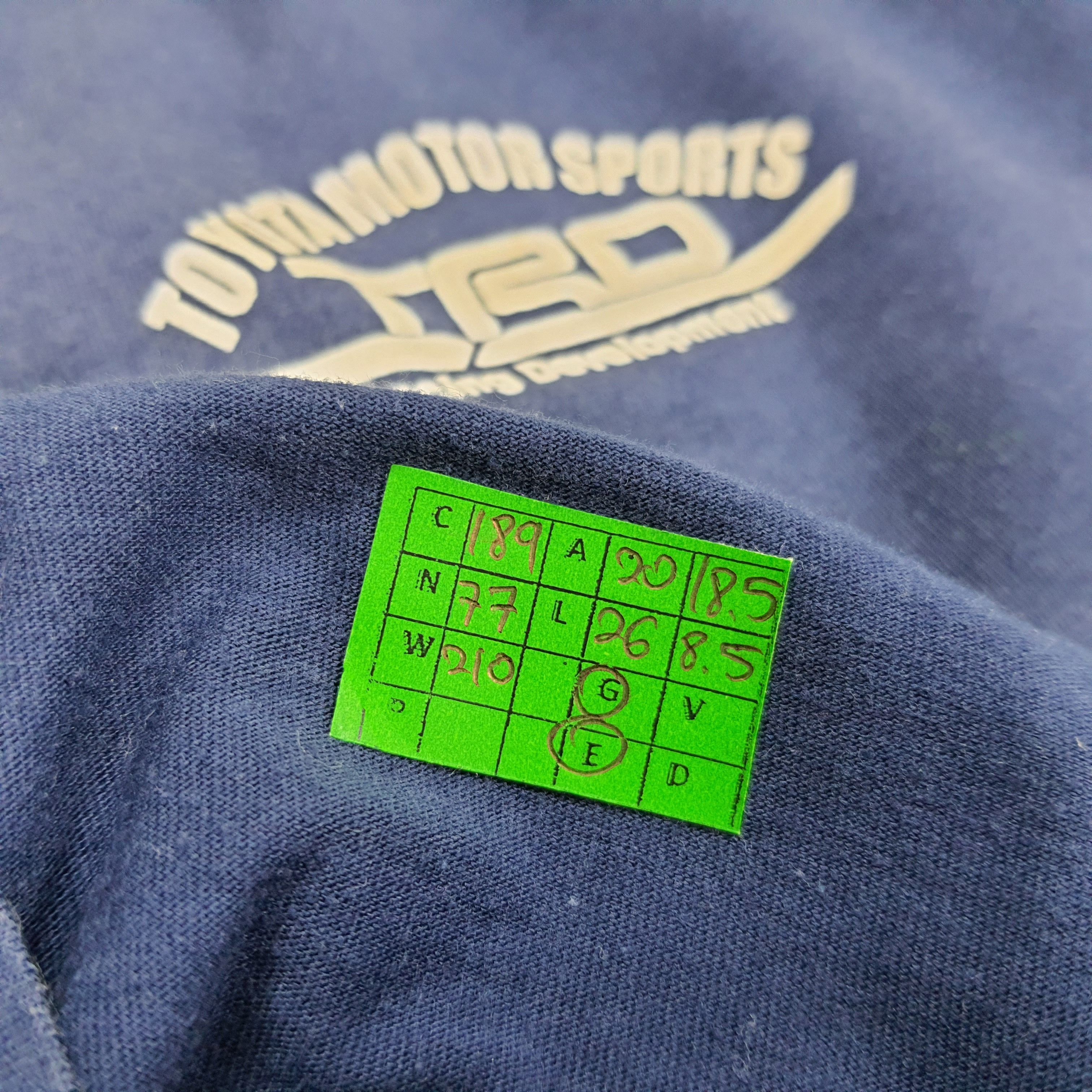 Japanese Brand × Vintage Vintage TRD Toyota Motorsports Racing Team Tshirt Size US M / EU 48-50 / 2 - 6 Thumbnail