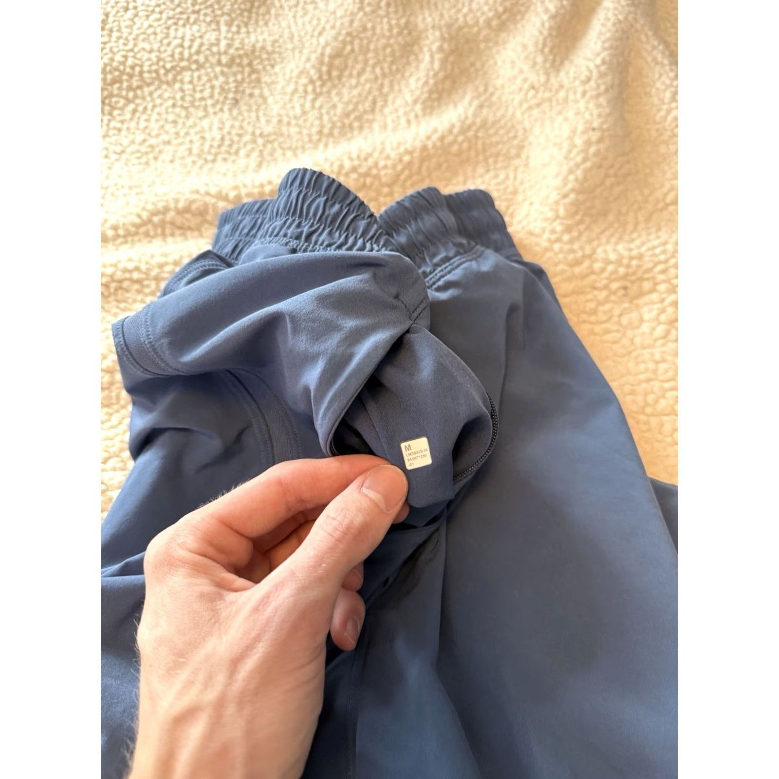 Lululemon Lululemon Athletic Shirt Men’s Medium Blue Short Size US 31 - 2 Thumbnail