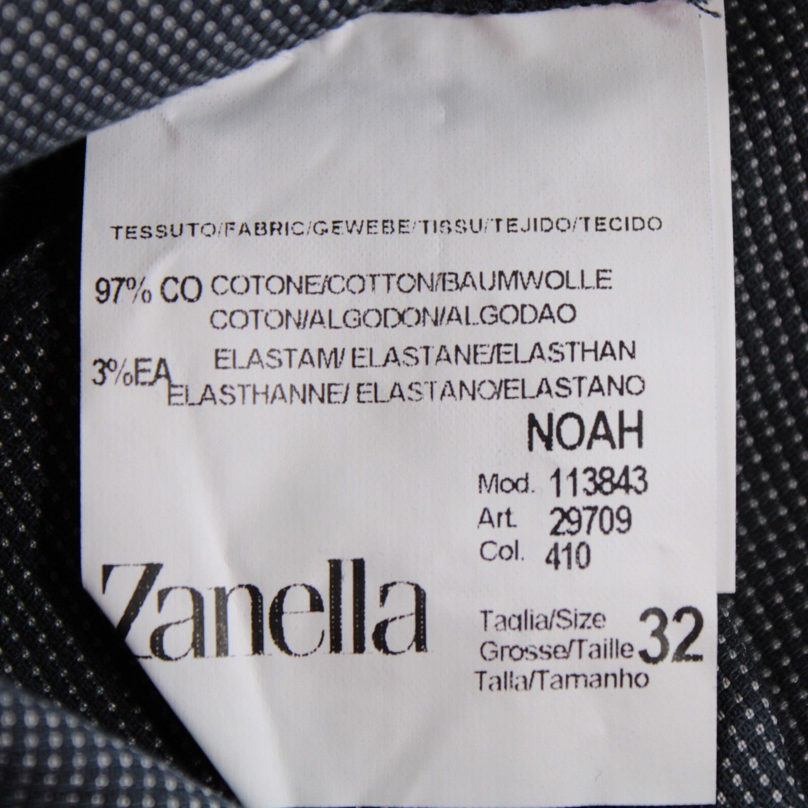 Zanella Zanella New with tags Chino Size 32 US In Blue Size US 32 / EU 48 - 6 Thumbnail