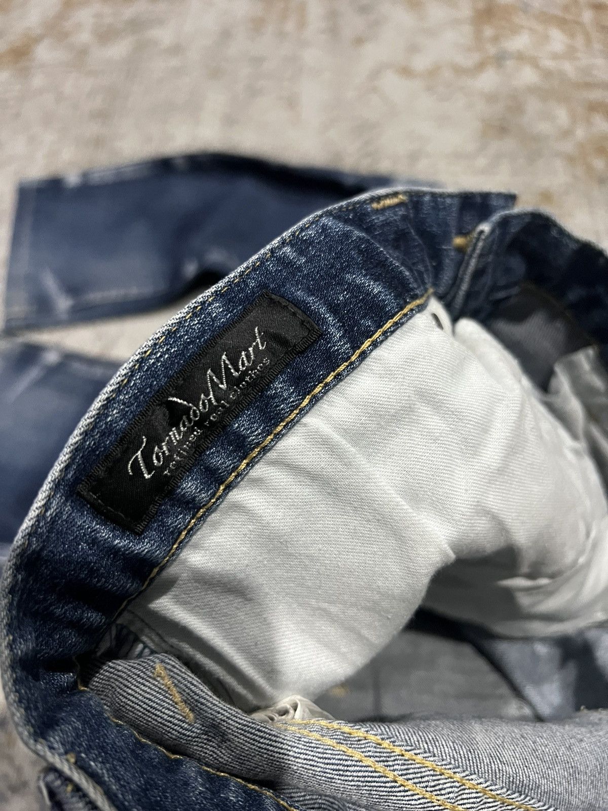 If Six Was Nine × Le Grande Bleu (L.G.B.) × Tornado Mart Tornado Mart Wishkered Denim Size US 29 - 7 Thumbnail