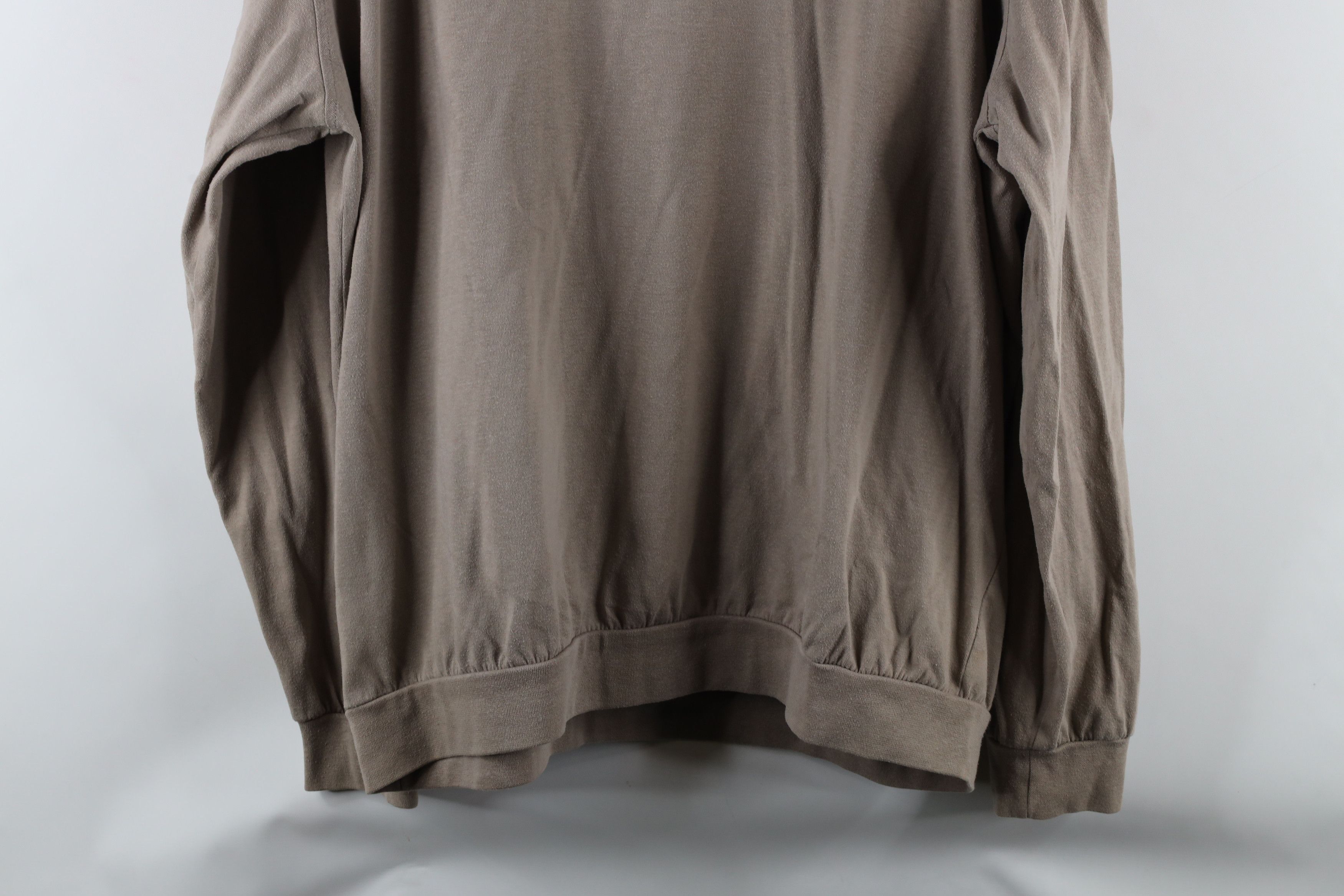 Vintage Vintage 90s Streetwear Collared Pullover Polo Shirt Beige Size US XL / EU 56 / 4 - 8 Thumbnail