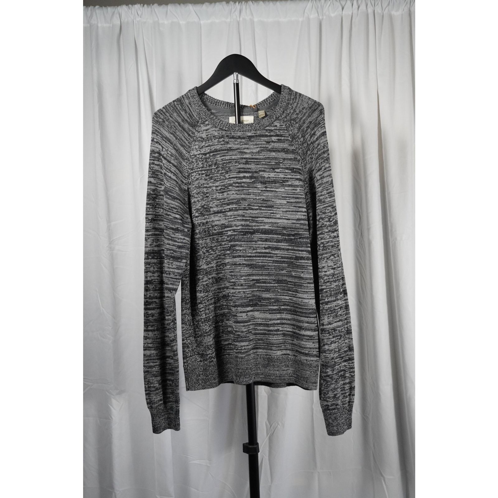 Blends Blend Crew Neck Sweater Marled Knit Pullover Long Sleeve Size US L / EU 52-54 / 3 - 1 Thumbnail
