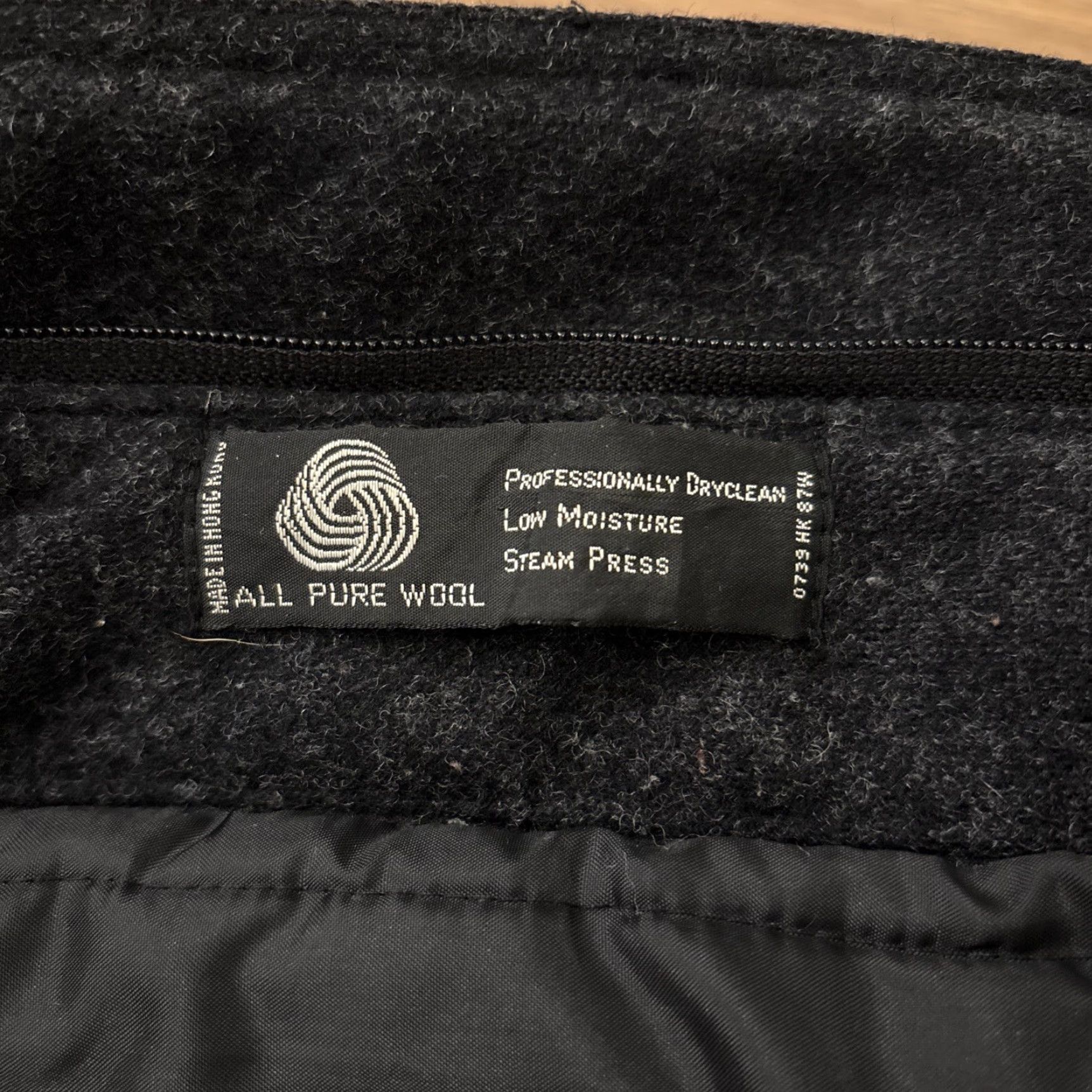 Members Only VINTAGE Members Only Wool Bomber Jacket Mens 42 Dark Heather Gray Full Zip Pockets 80s Bohemian Retro Size US XS / EU 42 / 0 - 6 Thumbnail