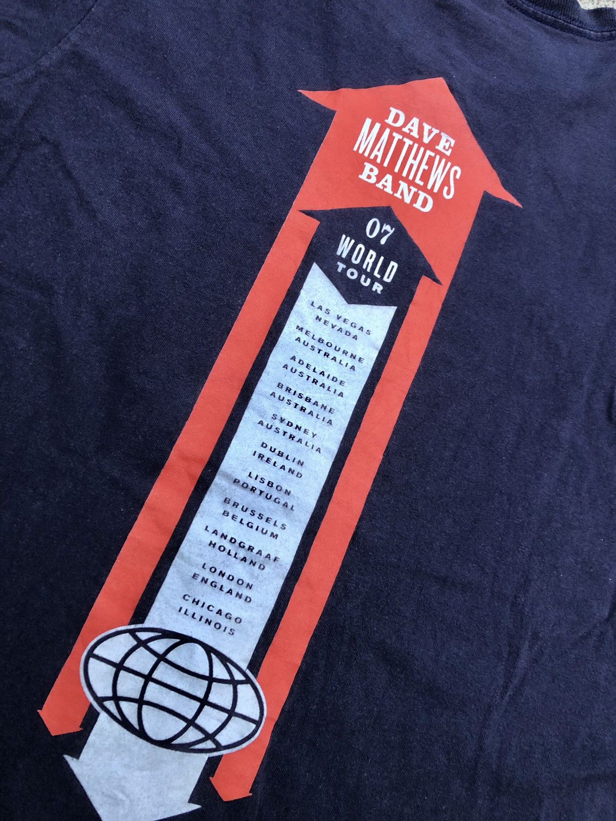 Band Tees VINTAGE DAVE MATTHEWS BAND WORLD TOUR Size US S / EU 44-46 / 1 - 5 Thumbnail