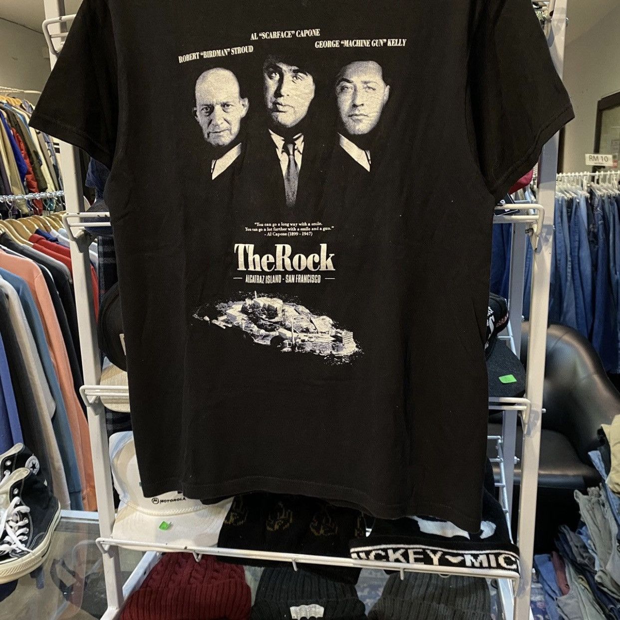 Vintage Alcatraz The Rock T-shirt Medium Size US M / EU 48-50 / 2 - 4 Thumbnail