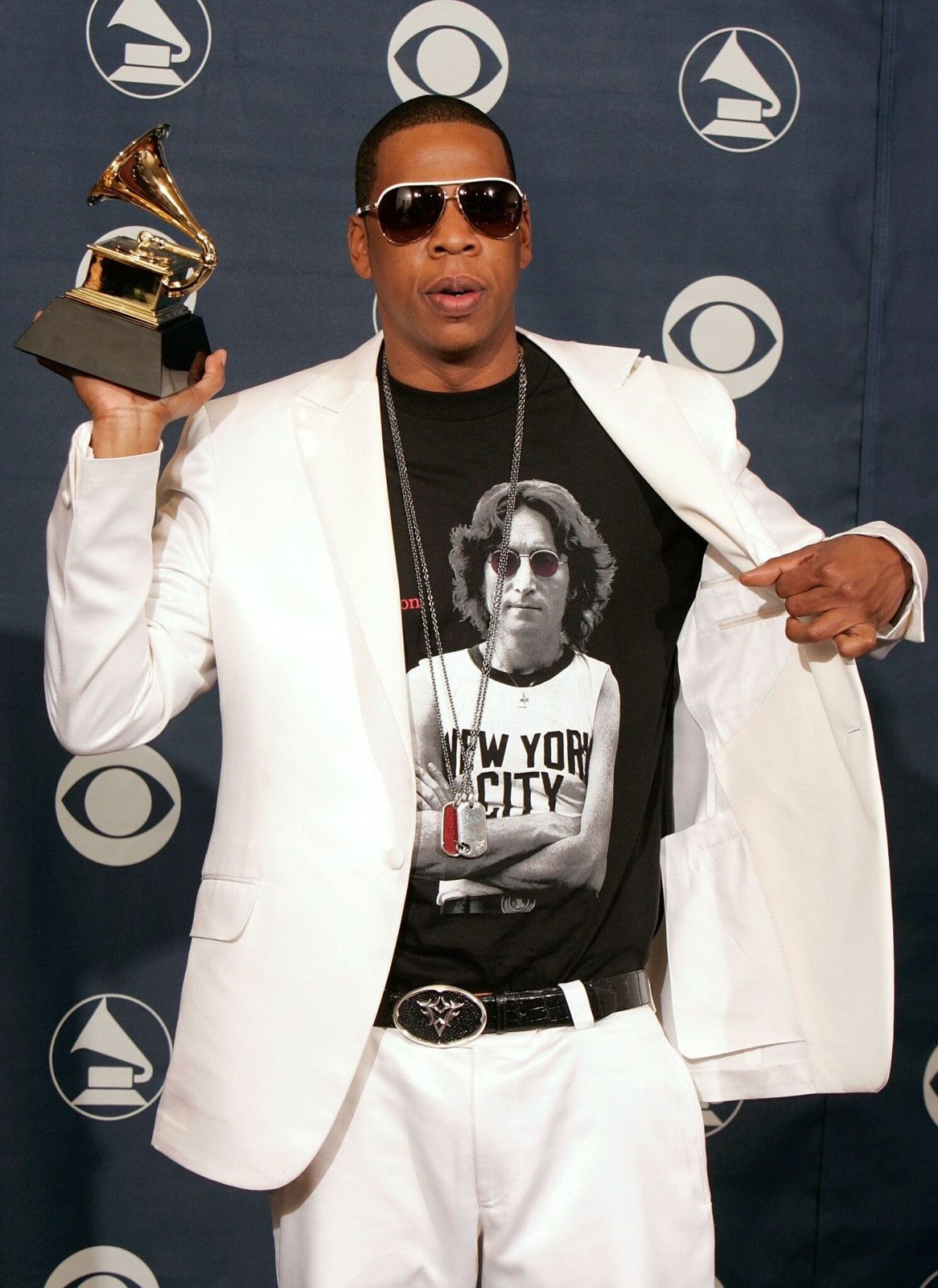 Band Tees × Vintage (AS SEEN ON JAY-Z) John Lennon 1990s Vintage Tee Size US M / EU 48-50 / 2 - 5 Thumbnail