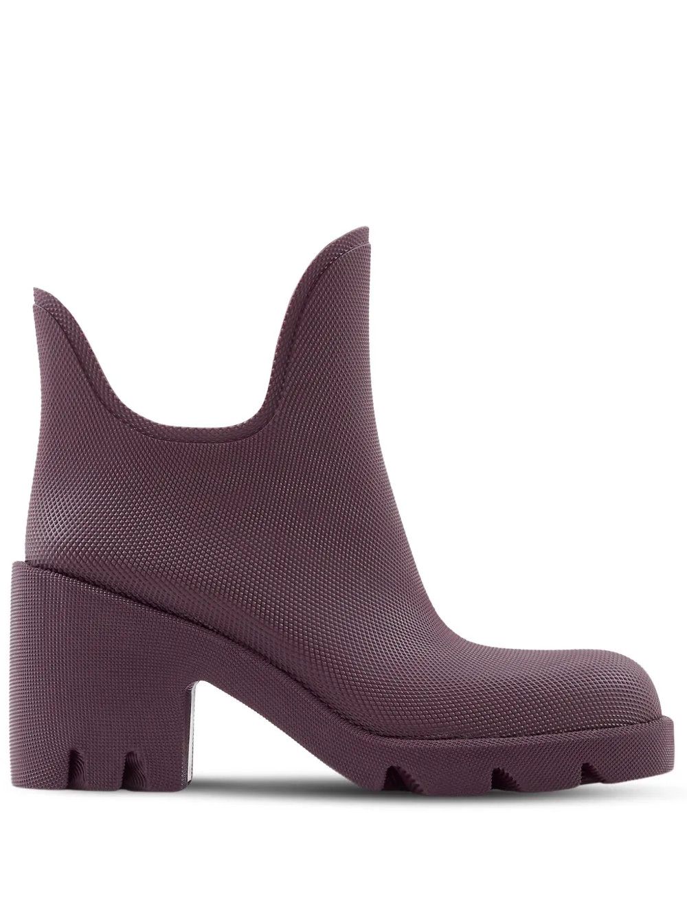 o1w1db10125 Rubber Marsh Heel Boots in Mulberry Purple