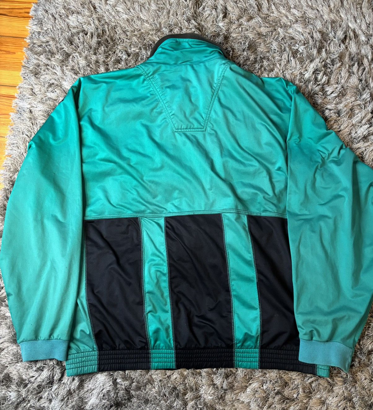 Adidas Vintage 90s Adidas Equipment EQT Track Jacket - Teal/Black Size US XL / EU 56 / 4 - 8 Thumbnail