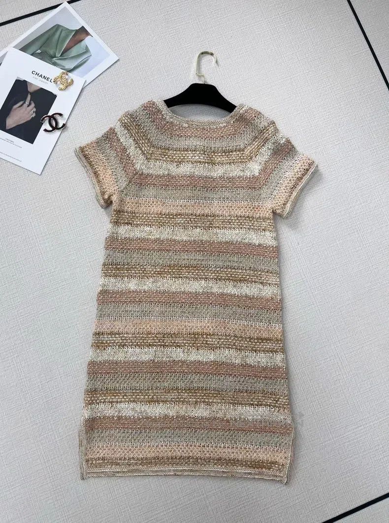 Chanel Chanel Greek series of knitted dresses Size XS / US 0-2 / IT 36-38 - 5 Thumbnail