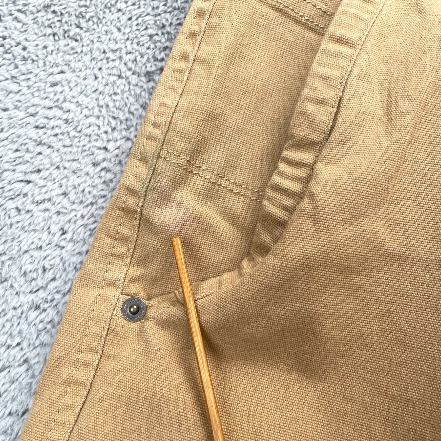 Eddie Bauer Eddie Bauer Mens Pants Brown Canvas Straight Leg Classic Fit Utility Logo 40x32 Size US 40 / EU 56 - 7 Thumbnail