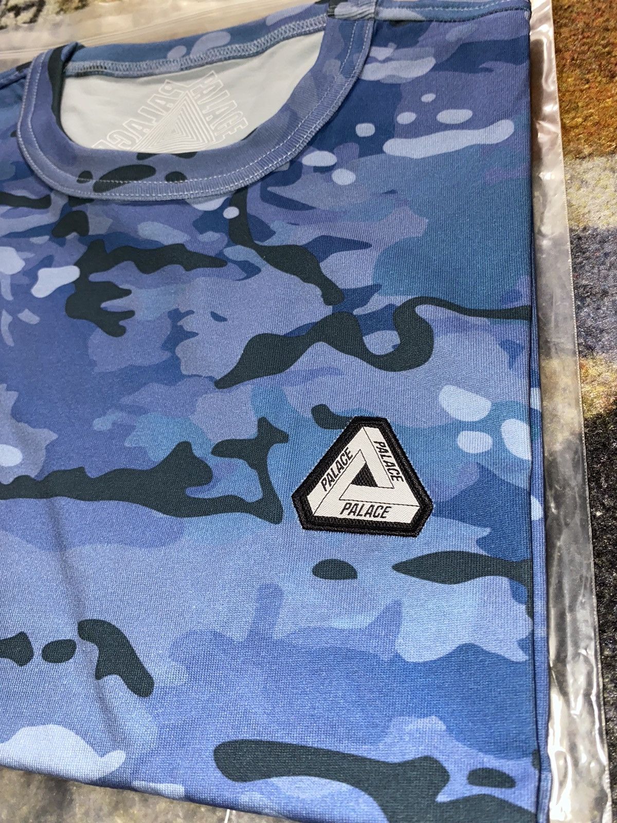 Palace Palace Sofar T-Shirt Digi Camo Blue Size US XL / EU 56 / 4 - 2 Thumbnail